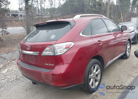 2010 Lexus Rx 350 from USA, damaged, VIN 2T2ZK1BA9AC017489